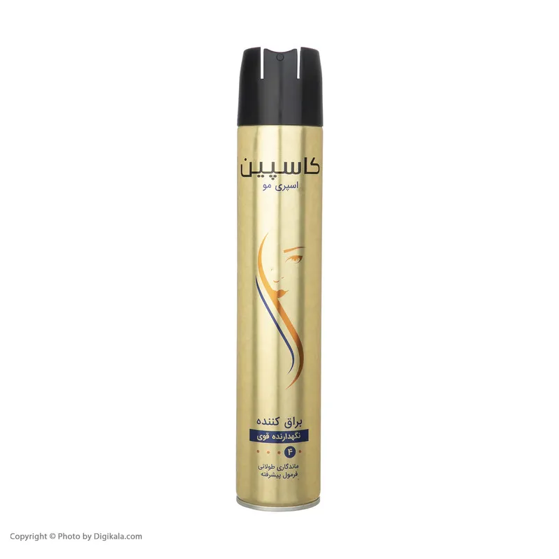 اسپری مو کاسپین مدل Hair Spray Gloss 02 حجم 500 میلی لیتر - تصویر 4