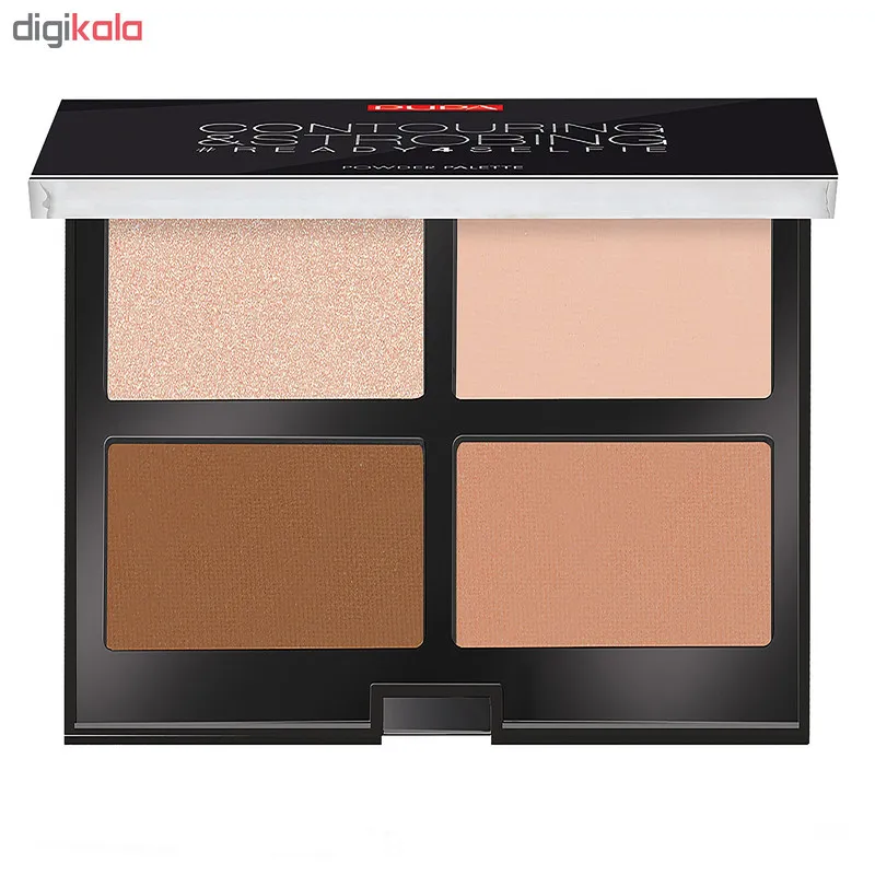 پالت کانتورینگ پوپا سری Strobing Palette مدل Medium Skin شماره 02 - تصویر 3