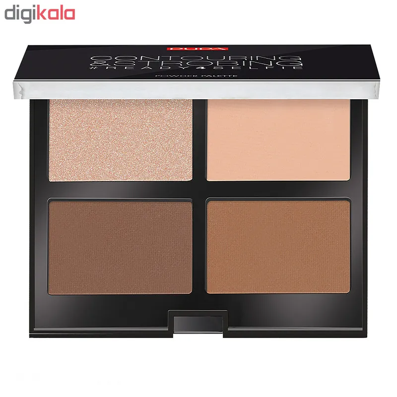 پالت کانتورینگ پوپا سری Strobing Palette مدل Dark Skin شماره 03 - تصویر 2
