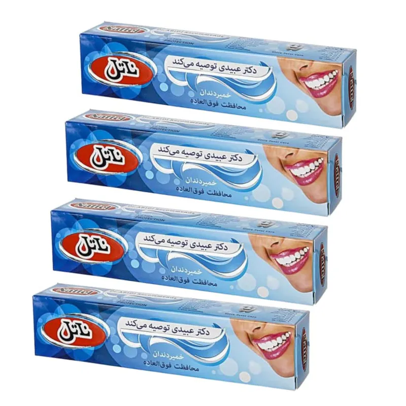 خمیر دندان ناتل مدل ultra protection حجم 120 میلی لیتر بسته 4 عددی