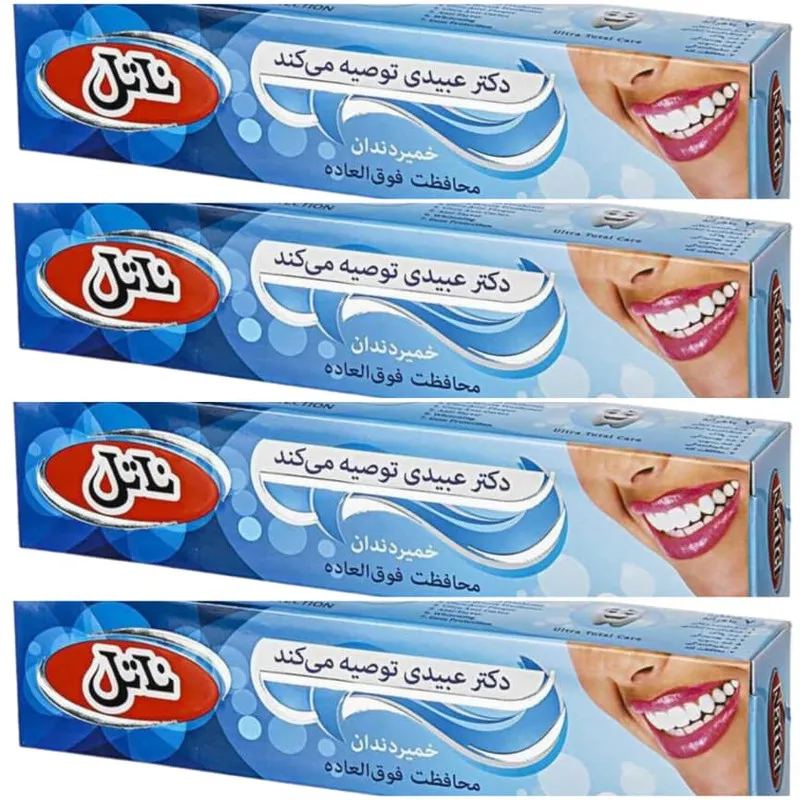 خمیر دندان ناتل مدل ultra protection حجم 120 میلی لیتر بسته 4 عددی - تصویر 2