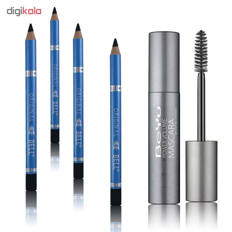 پک ریمل حجم دهنده بیو مدل Power Volume به همراه مداد چشم بل مدل Waterproof Long Lasting - تصویر 2