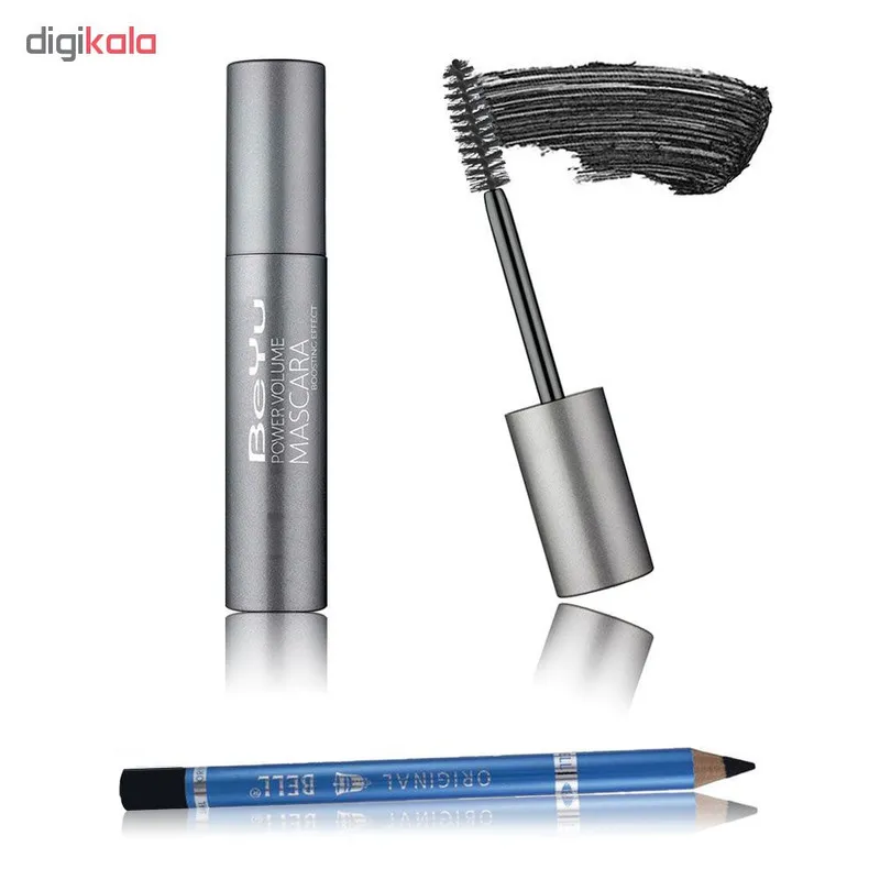 پک ریمل حجم دهنده بیو مدل Power Volume به همراه مداد چشم بل مدل Waterproof Long Lasting - تصویر 4