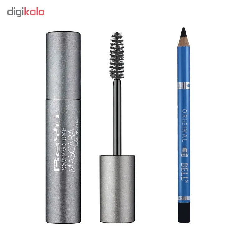 پک ریمل حجم دهنده بیو مدل Power Volume به همراه مداد چشم بل مدل Waterproof Long Lasting - تصویر 6