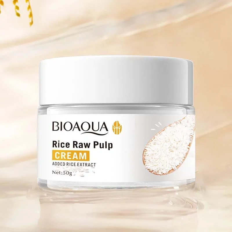 کرم مرطوب کننده بایو آکوا مدل Rice Raw Pulp حجم 50 میلی لیتر - تصویر 2