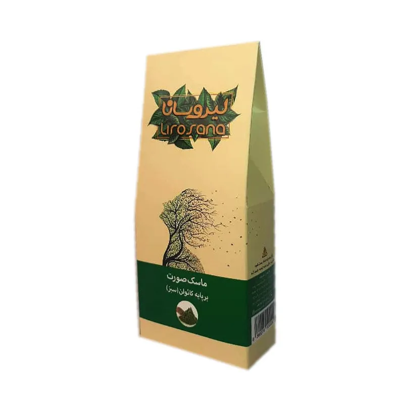 ماسک صورت لیروسانا مدل خاک رس وزن 100 گرم - تصویر 2