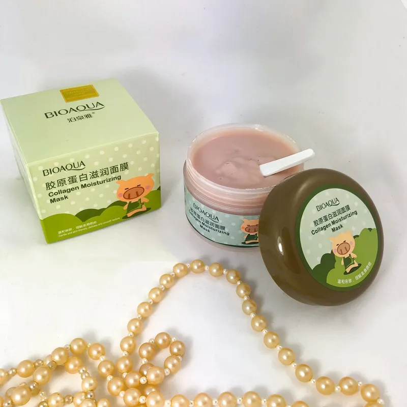 ماسک صورت بایو آکوا مدل Collagen Moisturizing حجم 100 میلی لیتر - تصویر 2