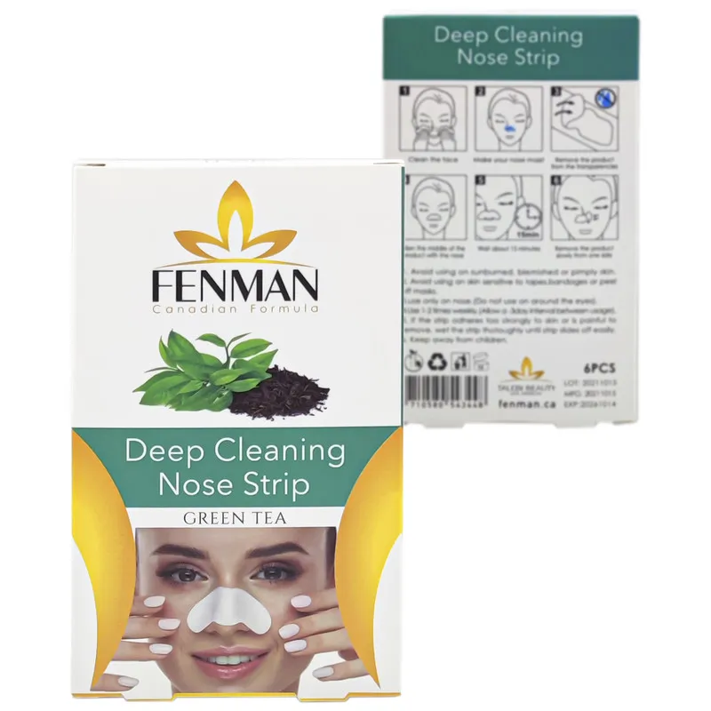 چسب پاک کننده بینی مدل Green Tea بسته 6 عددی - تصویر 2