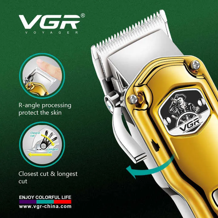ماشین اصلاح موی سر و صورت وی جی ار مدل r693 - تصویر 4