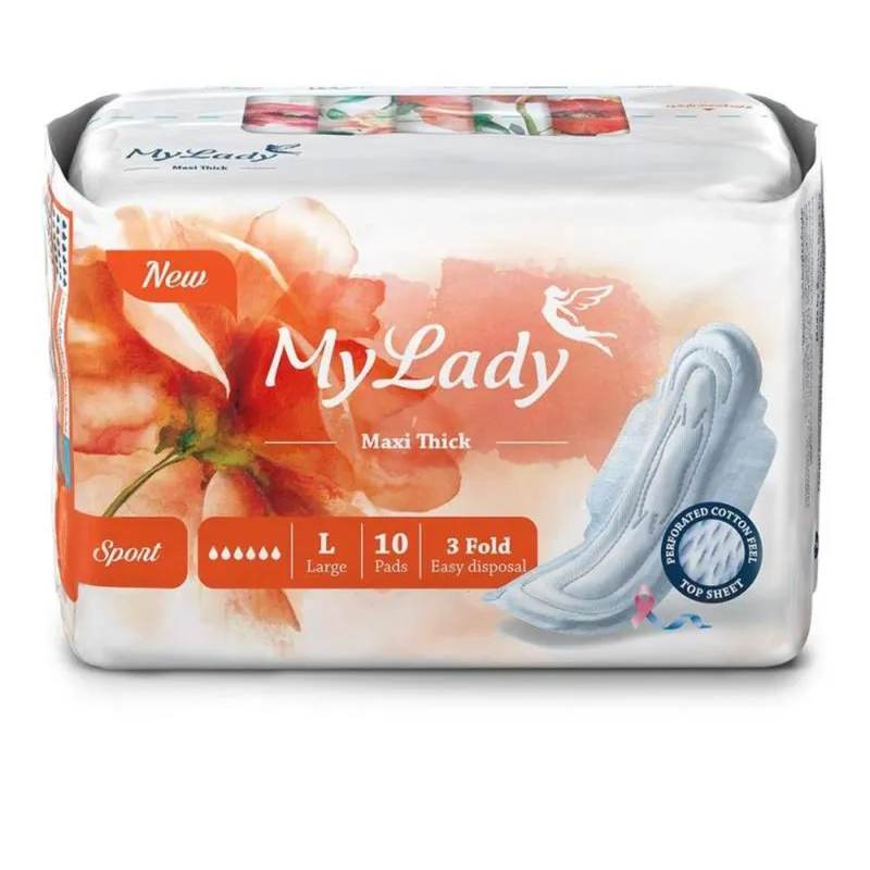 نوار بهداشتی مای لیدی مدل Maxi Thick مجموعه 10 عددی - تصویر 2