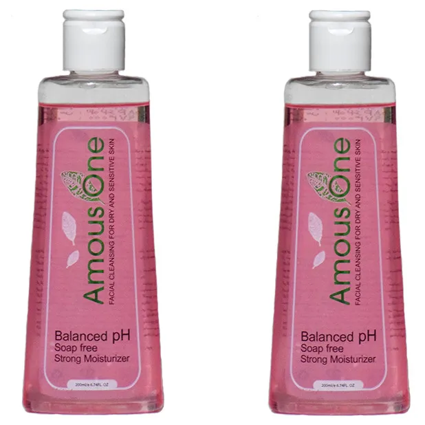 ژل شستشوی صورت آموس وان مدل Dry & Sensitive حجم 200 میلی لیتر بسته 2 عددی - تصویر 2