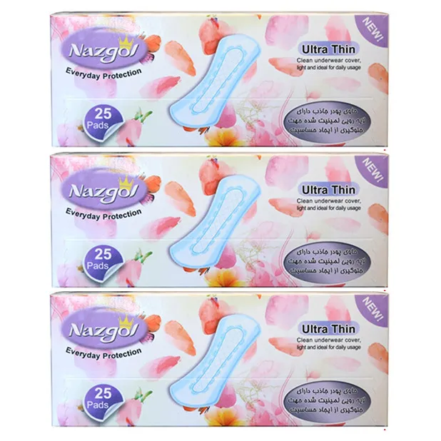 پد بهداشتی نازگل مدل Ultra Thin بسته 3 عددی