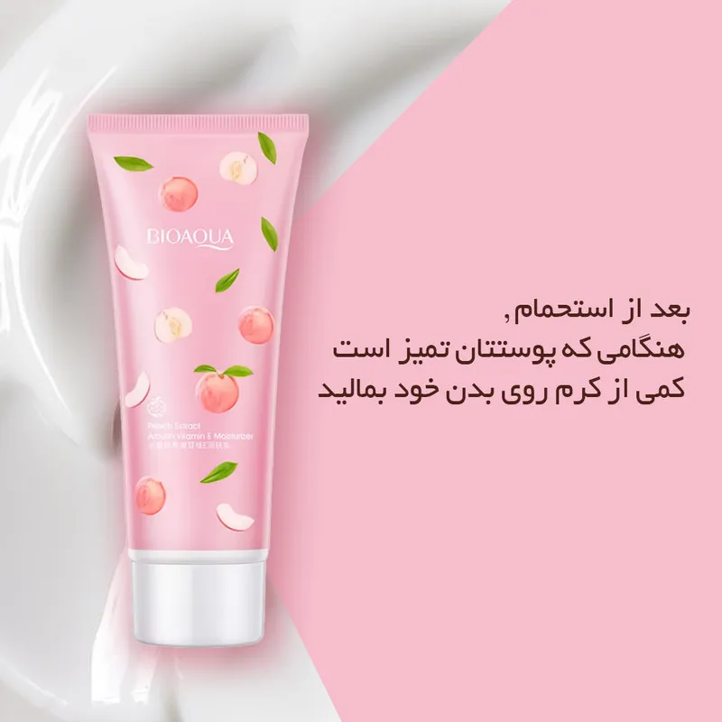 لوسیون بدن بایو آکوا مدل Peach Extract حجم 100 میلی لیتر - تصویر 6