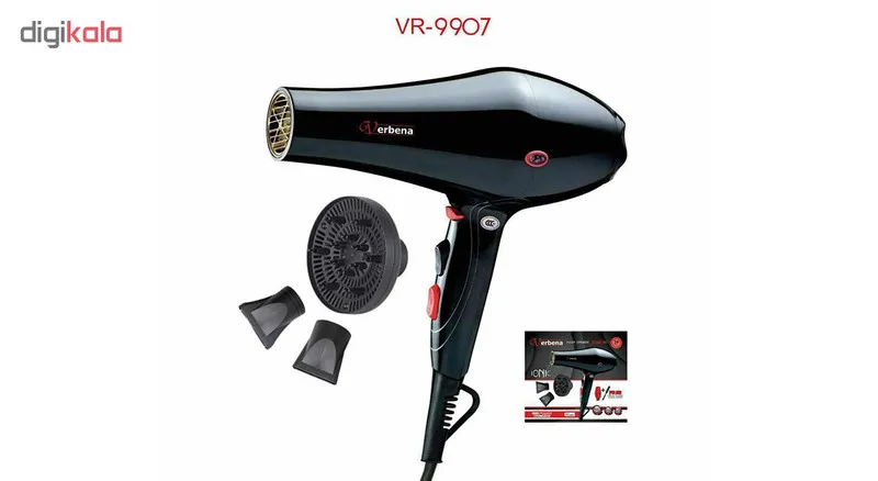 سشوار حرفه ای وربنا مدل VR-9907 - تصویر 2