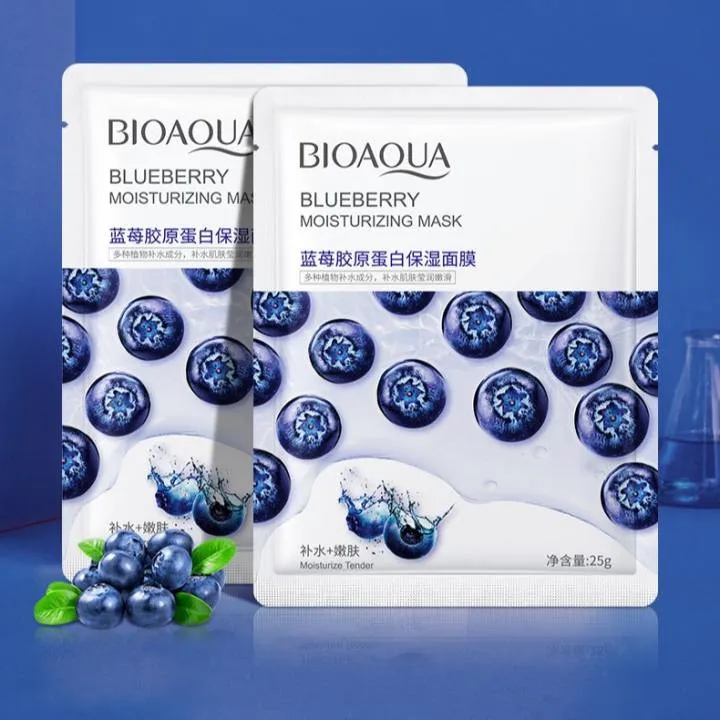 ماسک صورت بایو آکو مدل BLUEBERRY وزن 25 گرم - تصویر 3