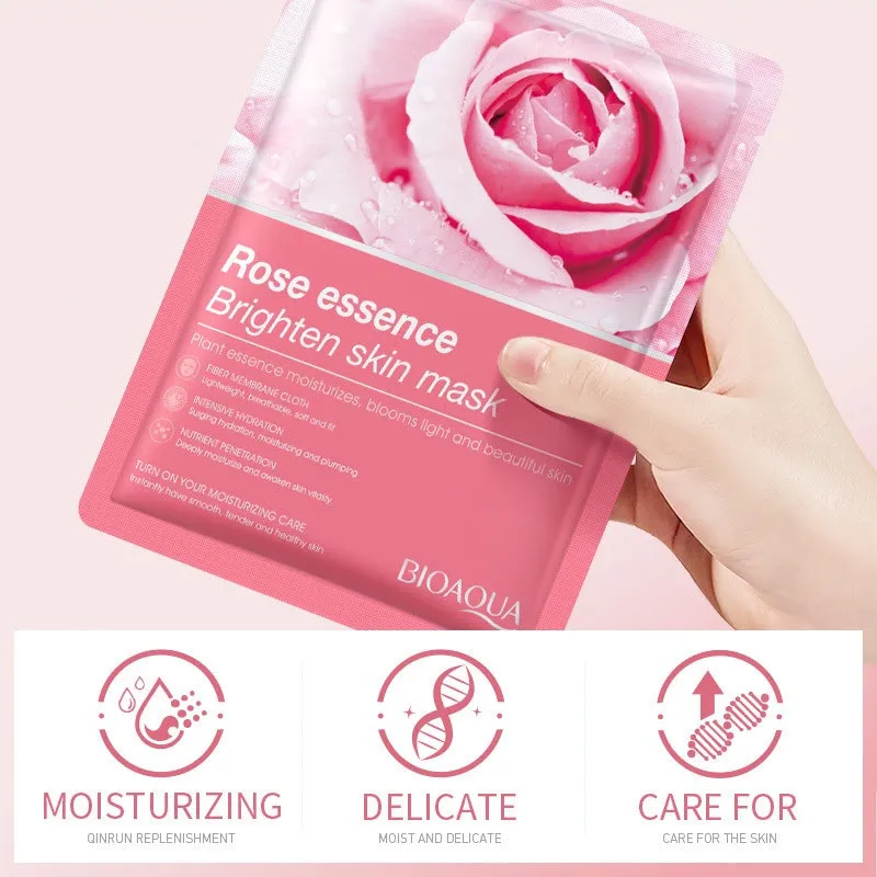 ماسک صورت بایو آکو مدل Rose essence وزن 25 گرم - تصویر 3