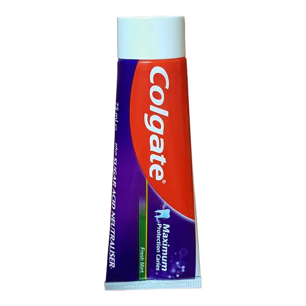 خمیر دندان کلگیت مدل Maximum Protection حجم 75 میلی لیتر مجموعه 2 عددی - تصویر 2