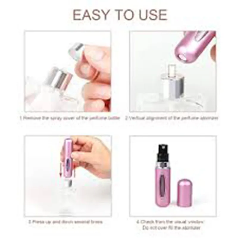 محفظه نگهدارنده عطر اتومایزر مدل Easy-Refill - تصویر 2