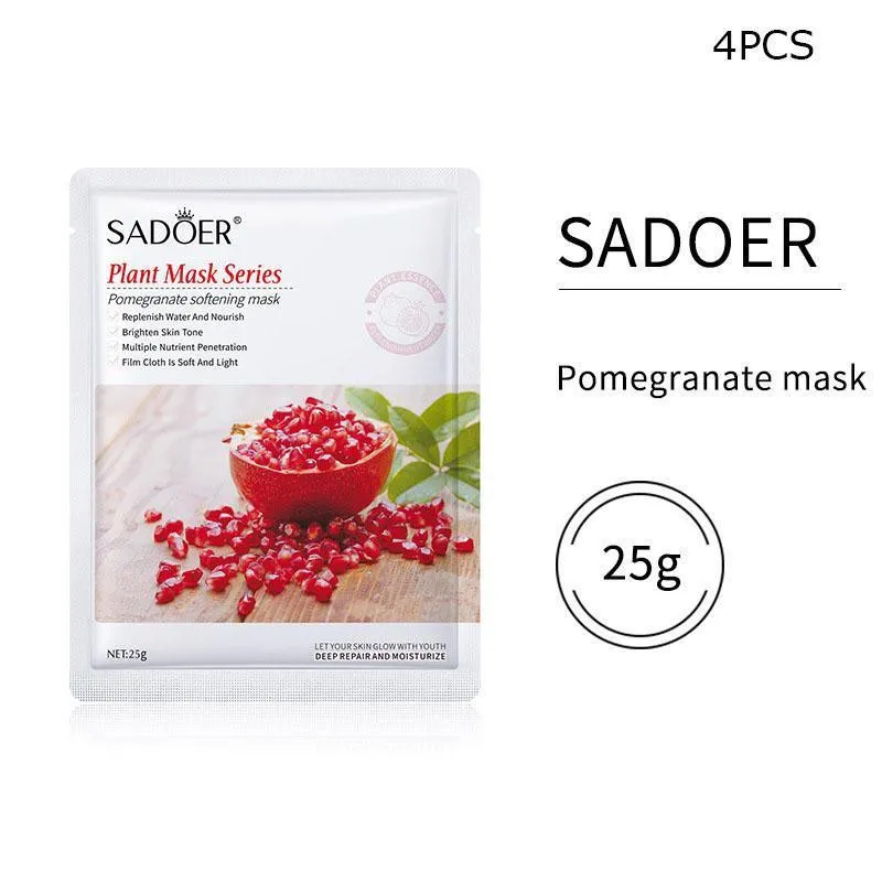 ماسک صورت سادوئر مدل انار وزن 25 گرم بسته 5 عددی - تصویر 2