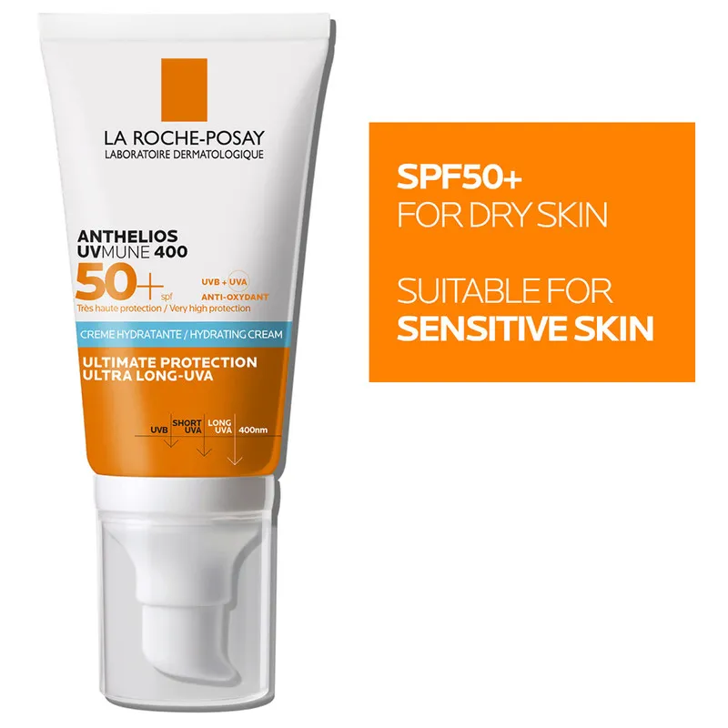 کرم ضد آفتاب بدون رنگ لاروش پوزای SPF 50 مدل UVMune 400 ‌مناسب پوست‌های حساس حجم 50 میلی‌لیتر - تصویر 2