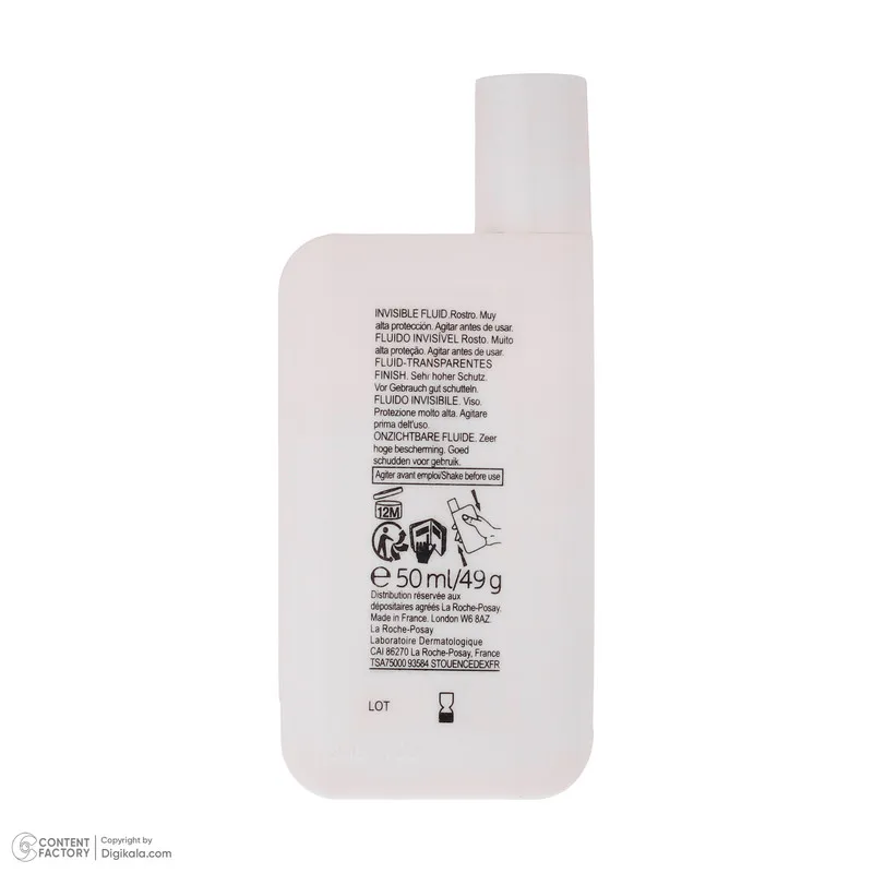 فلویید ضد آفتاب بدون رنگ لاروش پوزای SPF30 مدل Anthelios محافظ UVA ،UVB، مناسب انواع پوست حجم 50 میلیلیتر - تصویر 4