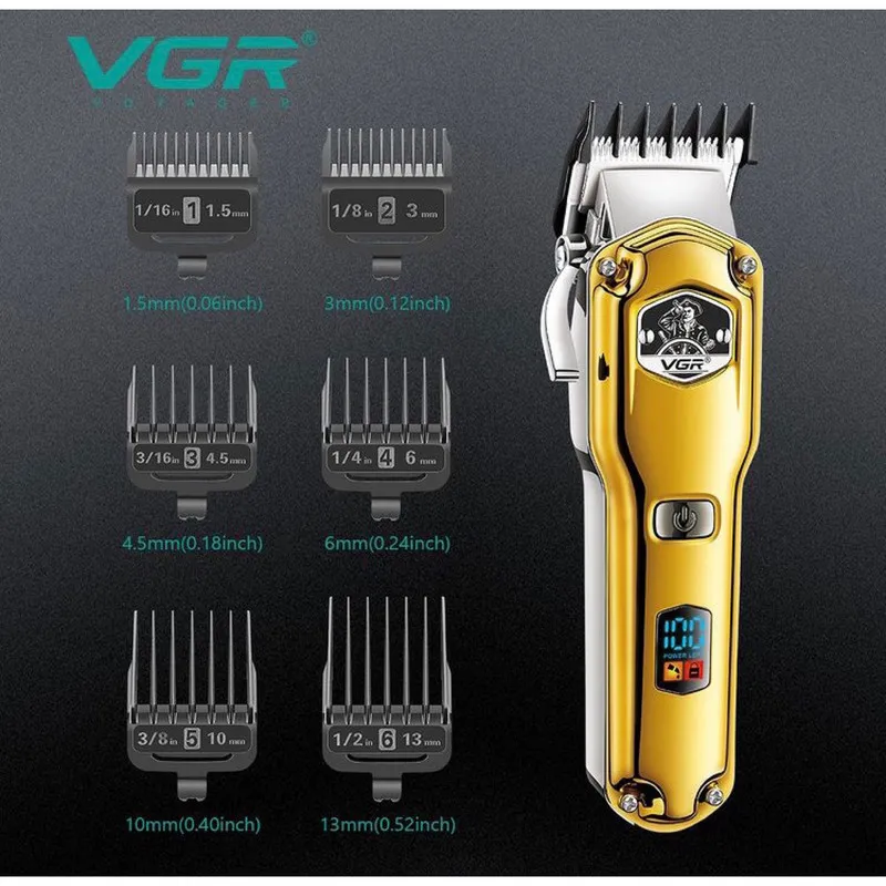 ماشین اصلاح موی سر و صورت وی جی ار مدل V-693 - تصویر 3