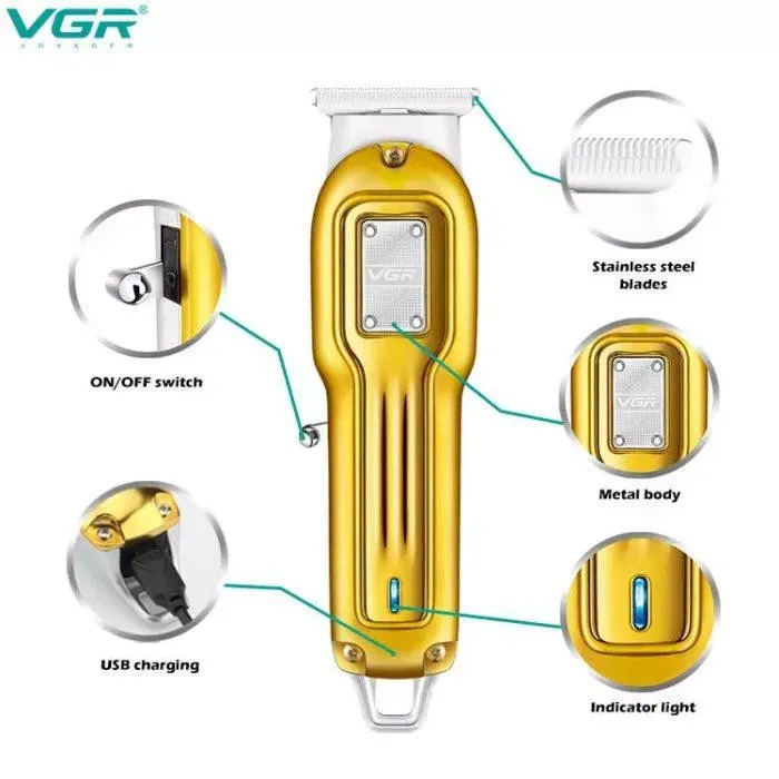 ماشین اصلاح موی سر و صورت وی جی ار مدل V-919 - تصویر 3