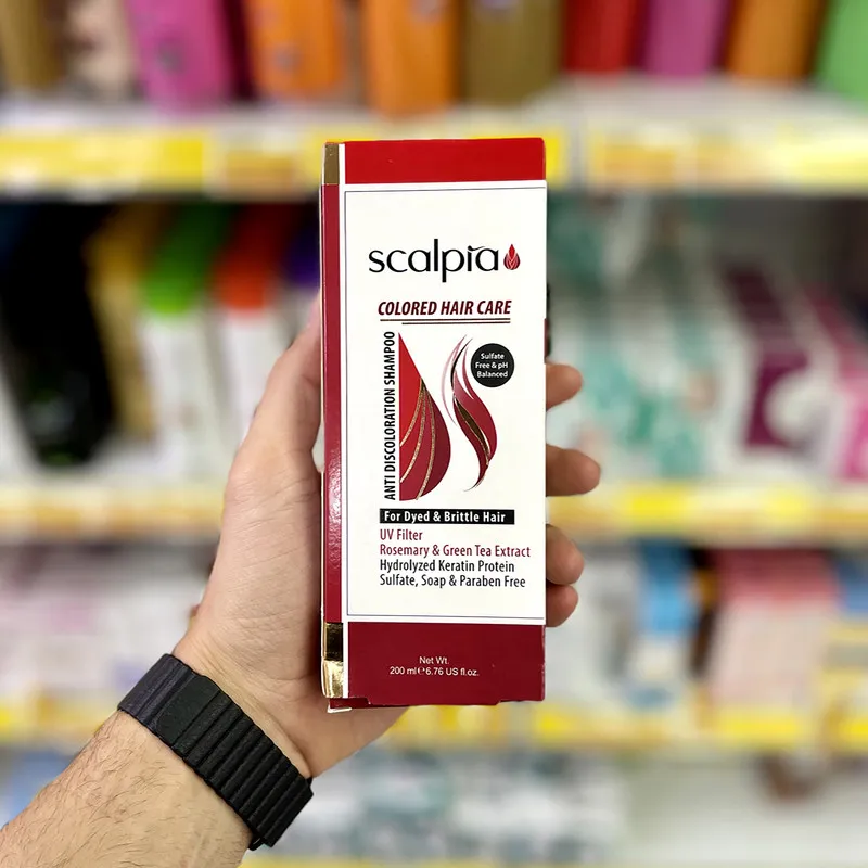شامپو تثبیت کننده اسکالپیا مدل COLORAIR حجم 200 میلی لیتر - تصویر 2
