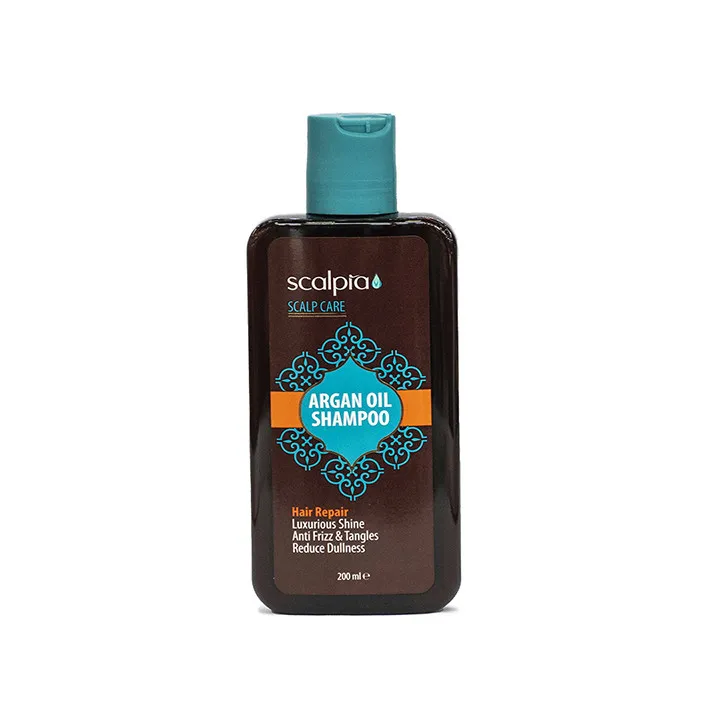 شامپو مو اسکالپیا مدل argan oil حجم 200 میلی لیتر