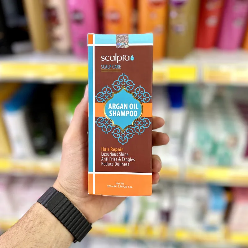 شامپو مو اسکالپیا مدل argan oil حجم 200 میلی لیتر - تصویر 2