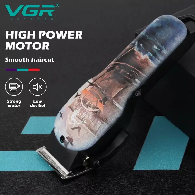 ماشین اصلاح موی سر و صورت وی جی ار مدل V-690 - تصویر 2