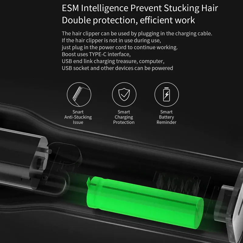ماشین اصلاح موی سر و صورت ان شن مدل Clipper BST 5W - تصویر 2