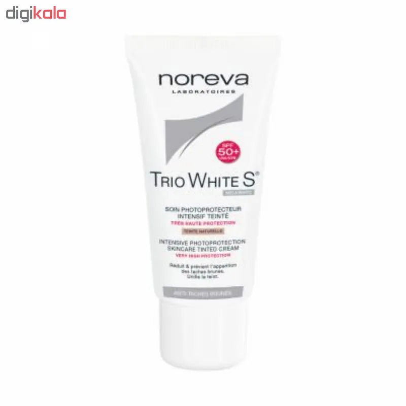 ضد آفتاب و ضد لک رنگی نوروا سری Triowhite S مدل Natural Tint حجم ۴۰ میلی لیتر - تصویر 2