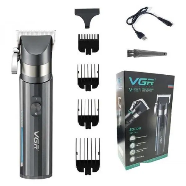 ماشین اصلاح موی سر و صورت وی جی ار مدل V-687 - تصویر 5