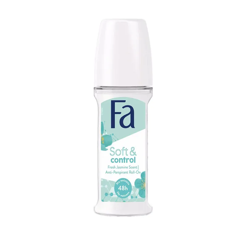 رول ضد تعریق زنانه فا مدل Soft and Control Fresh Jasmine Scent حجم 50 میلی لیتر