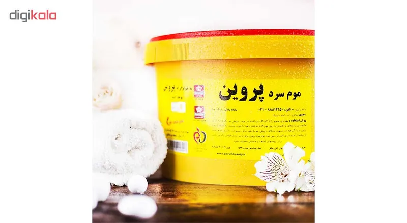 موم سرد پروین مدل HONEY حجم 300 گرم - تصویر 4