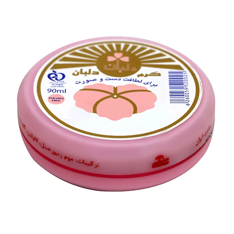 کرم مرطوب کننده دست و صورت دلبان مدل موم زنبور عسل حجم 90 میلی لیتر مجموعه 2 عددی - تصویر 2