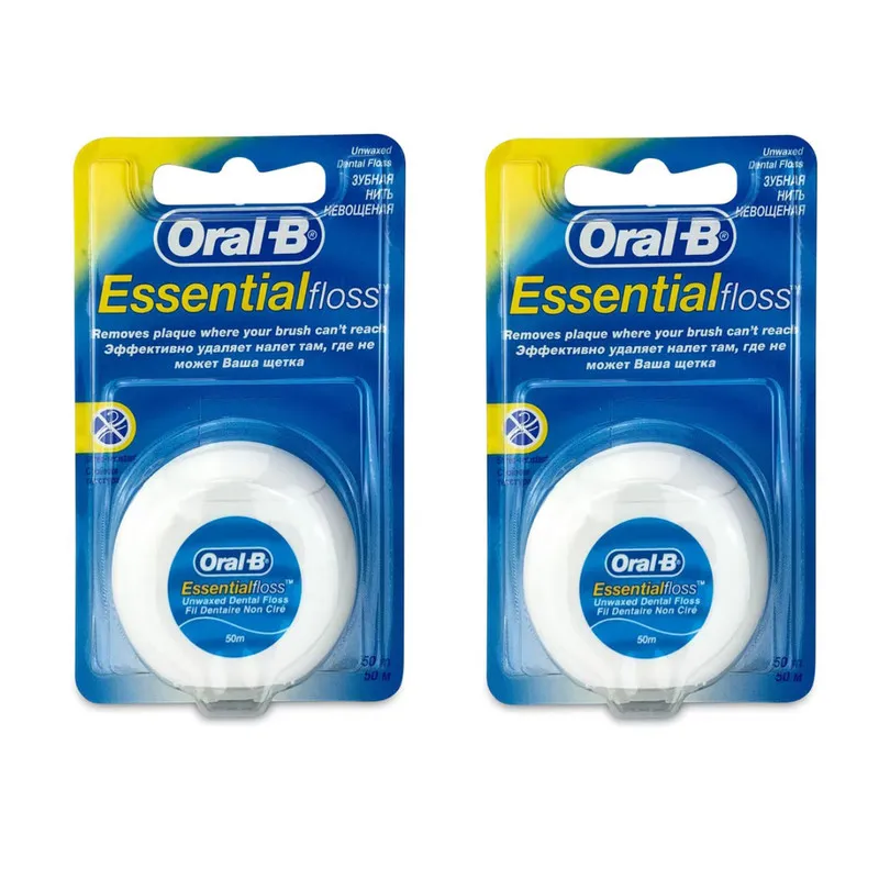 نخ دندان اورال-بی مدل Essential بسته دو عددی - تصویر 2