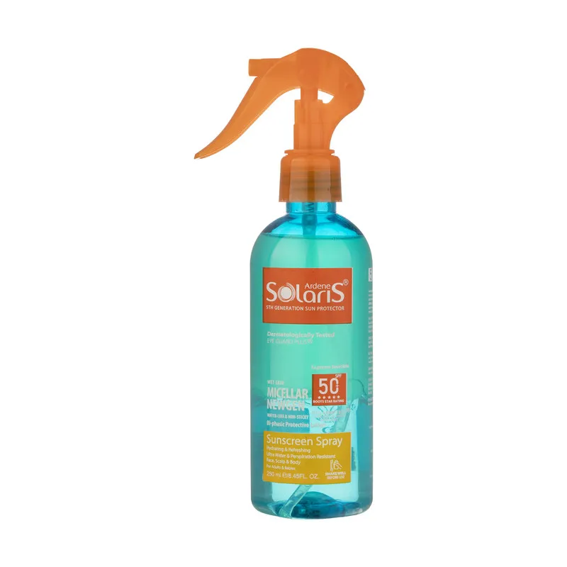 لوسیون دوفازی ضدآفتاب آردن سولاریس مدل Micellar Newgen، حجم 250 میلیلیتر - تصویر 2
