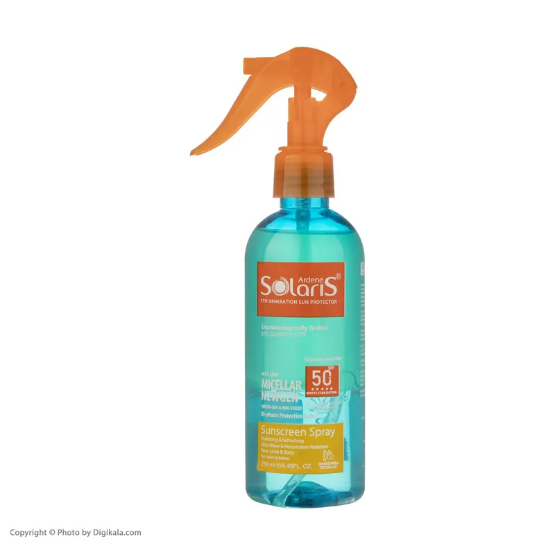 لوسیون دوفازی ضدآفتاب آردن سولاریس مدل Micellar Newgen، حجم 250 میلیلیتر - تصویر 5