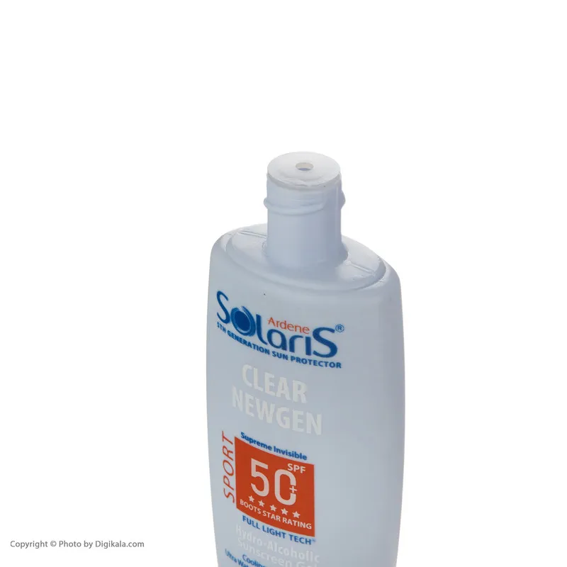 ژل ضدآفتاب بی‌رنگ آردن سولاریس SPF50 مدل Clear Newgen، مناسب پوست‌های چرب، حجم 100 میلی‌لیتر - تصویر 5