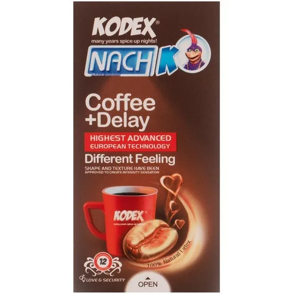 کاندوم ناچ کدکس مدل Coffee Delay بسته 12 عددی - تصویر 2