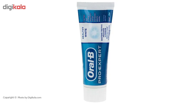 خمیر دندان سفید کننده اورال-بی مدل Pro Expert Healthy White حجم 75 میلی لیتر - تصویر 4