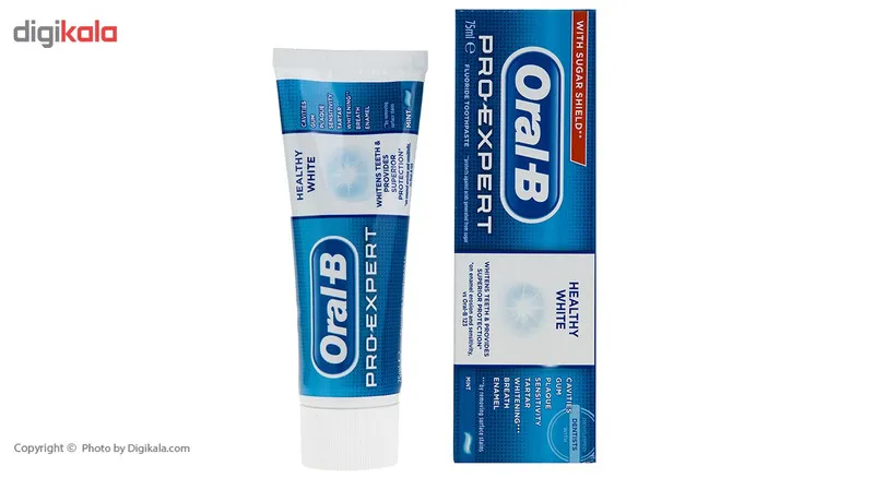 خمیر دندان سفید کننده اورال-بی مدل Pro Expert Healthy White حجم 75 میلی لیتر - تصویر 5