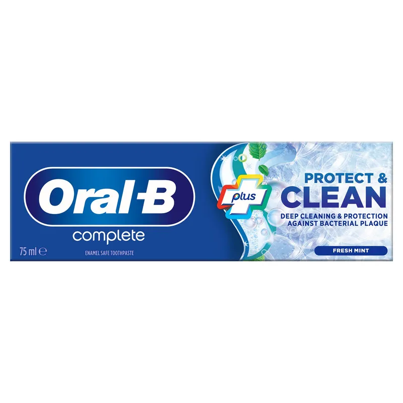 خمیر دندان اورال-بی مدل plus protect clean حجم 75 میلی لیتر - تصویر 2