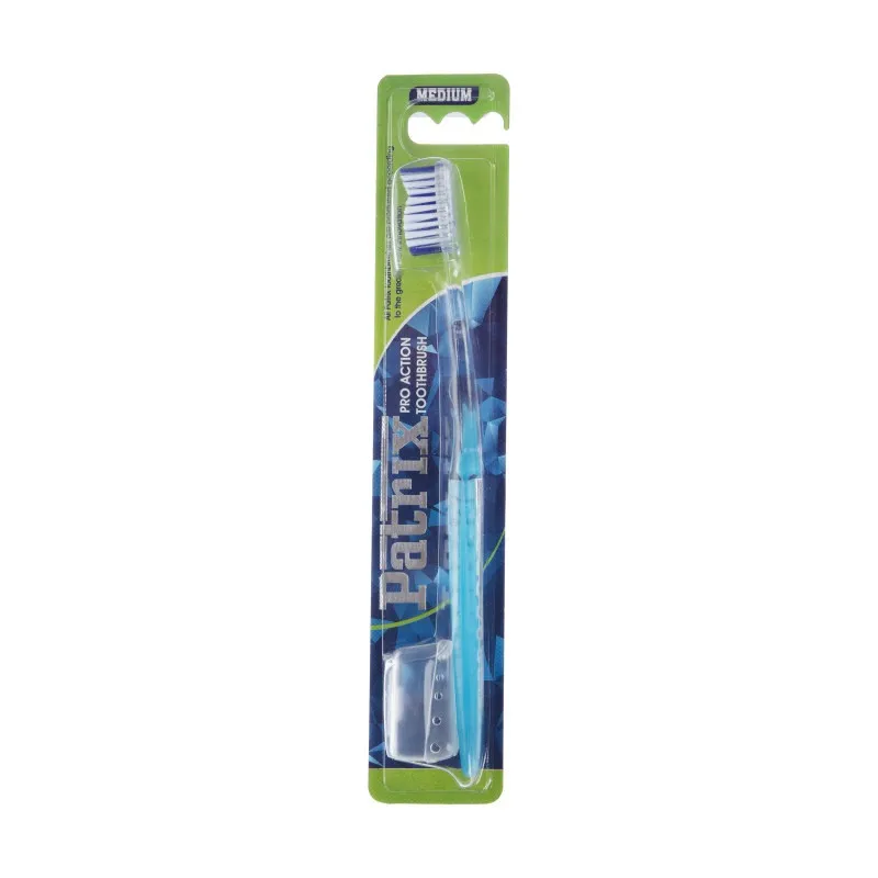 مسواک پاتریکس مدل Pro Action WAVE با برس متوسط مجموعه 2 عددی - تصویر 6