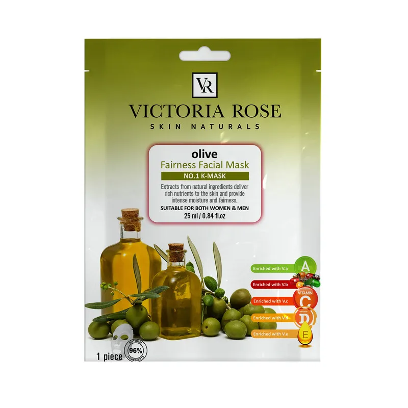 ماسک صورت ویکتوریا رز مدل Olive حجم 25 میلی لیتر بسته 10 عددی - تصویر 2