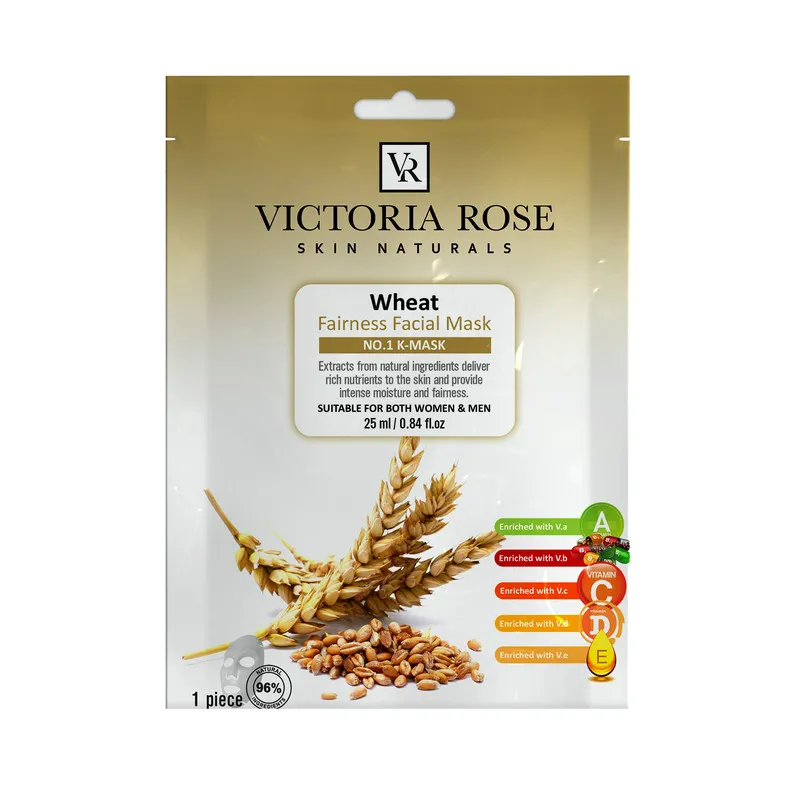   ماسک صورت ویکتوریا رز مدل Wheat حجم 25 میلی لیتر بسته 5 عددی - تصویر 2