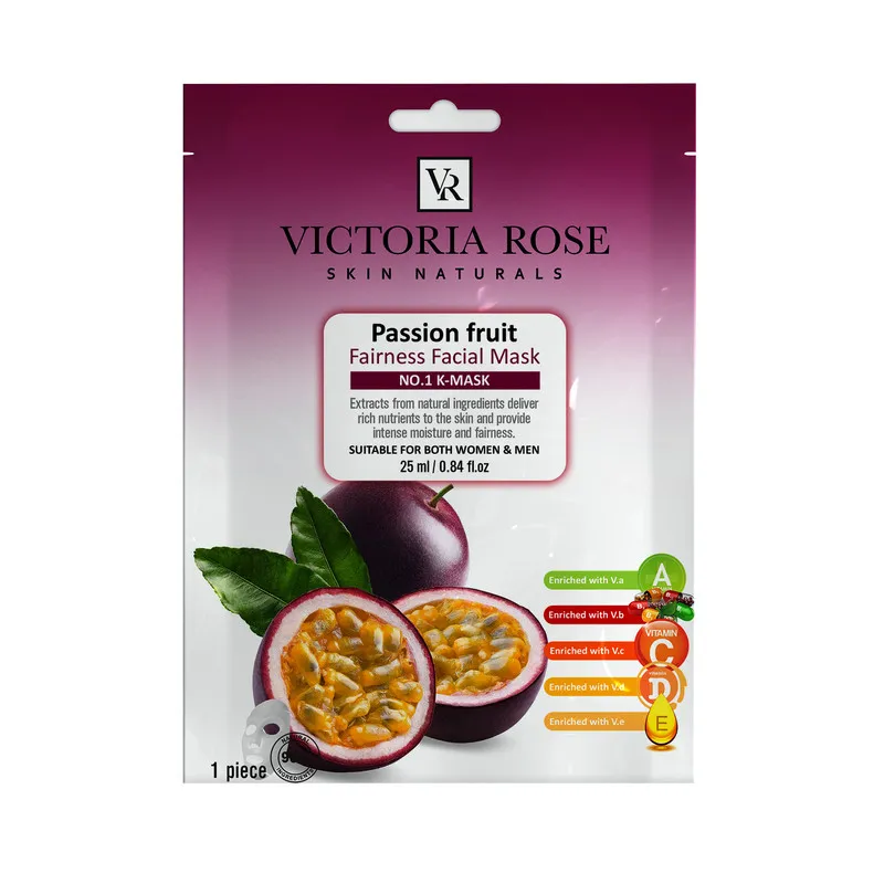 ماسک صورت ویکتوریا رز مدل Passion Fruit حجم 25 میلی لیتر بسته 5 عددی - تصویر 2