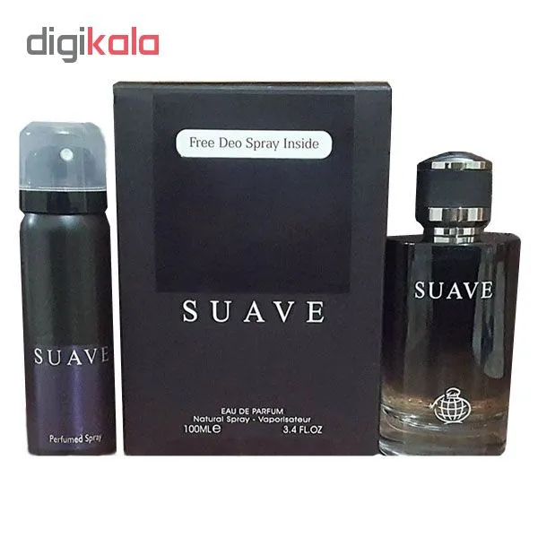 ادو پرفیوم مردانه فراگرنس ورد مدل Suave حجم 100 میلی لیتر به همراه اسپری فراگرنس مدل Suave حجم 75 میلی لیتر - تصویر 2